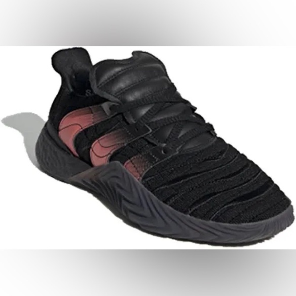 Hot deal💰Adidas Sobakov 2.0 Core Black Solar Orange Boost Sneakers Shoes Mens 6.